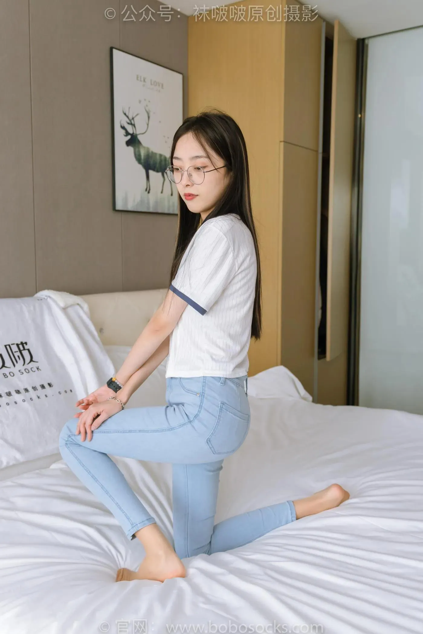 [BoBoSocks袜啵啵]NO.161 稚予-贝壳头板鞋、肉丝、裤里丝 [140P]插图4